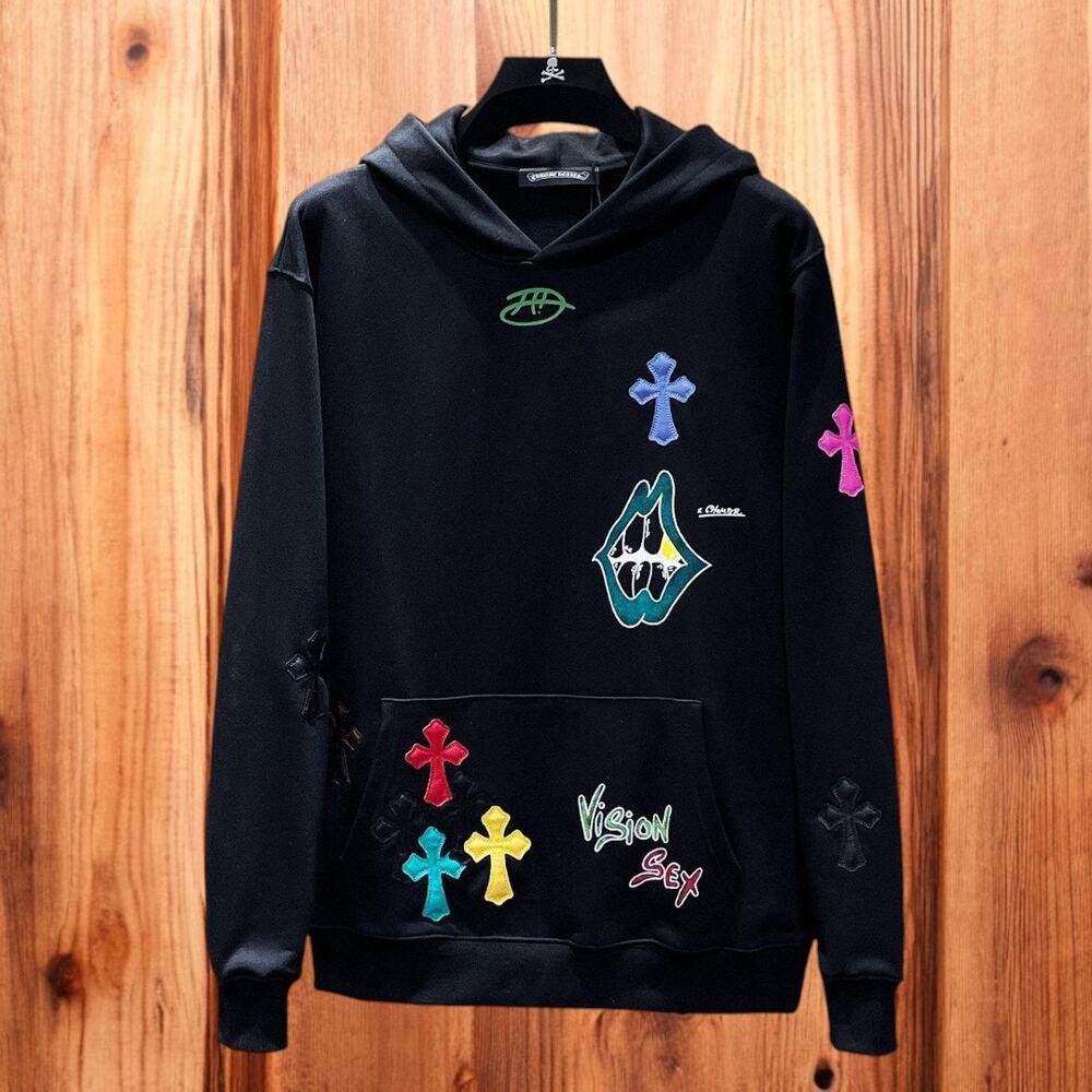 Chrome Hearts Men's Black Hoodie